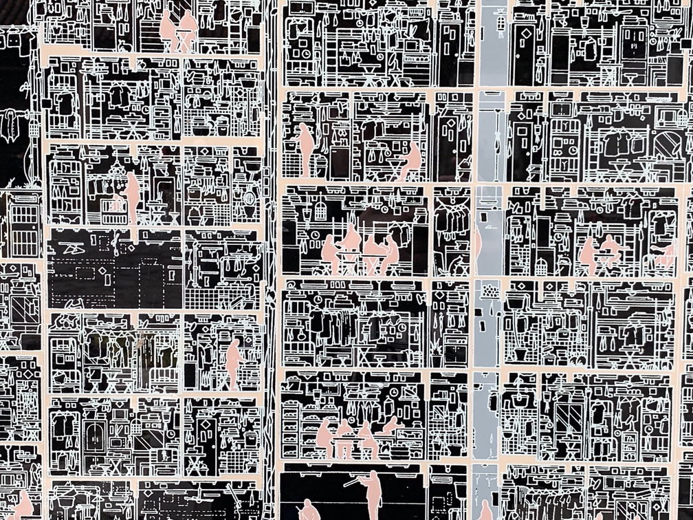 Model of Kowloon Walled City: